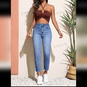 NWOT Shein High Waist Straight Leg Jeans